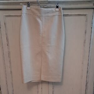 Babaton Elegant Beige Pencil Skirt